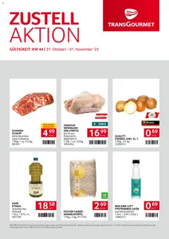 Vorschau der Angebote: Transgourmet Zustellaktion gültig ab 27.10.2025