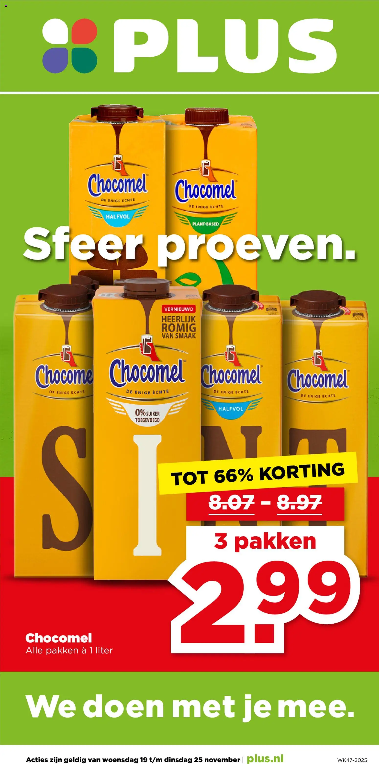 Voorbeeld van Folder week 47 van winkel Plus geldig vanaf 19-11-2025