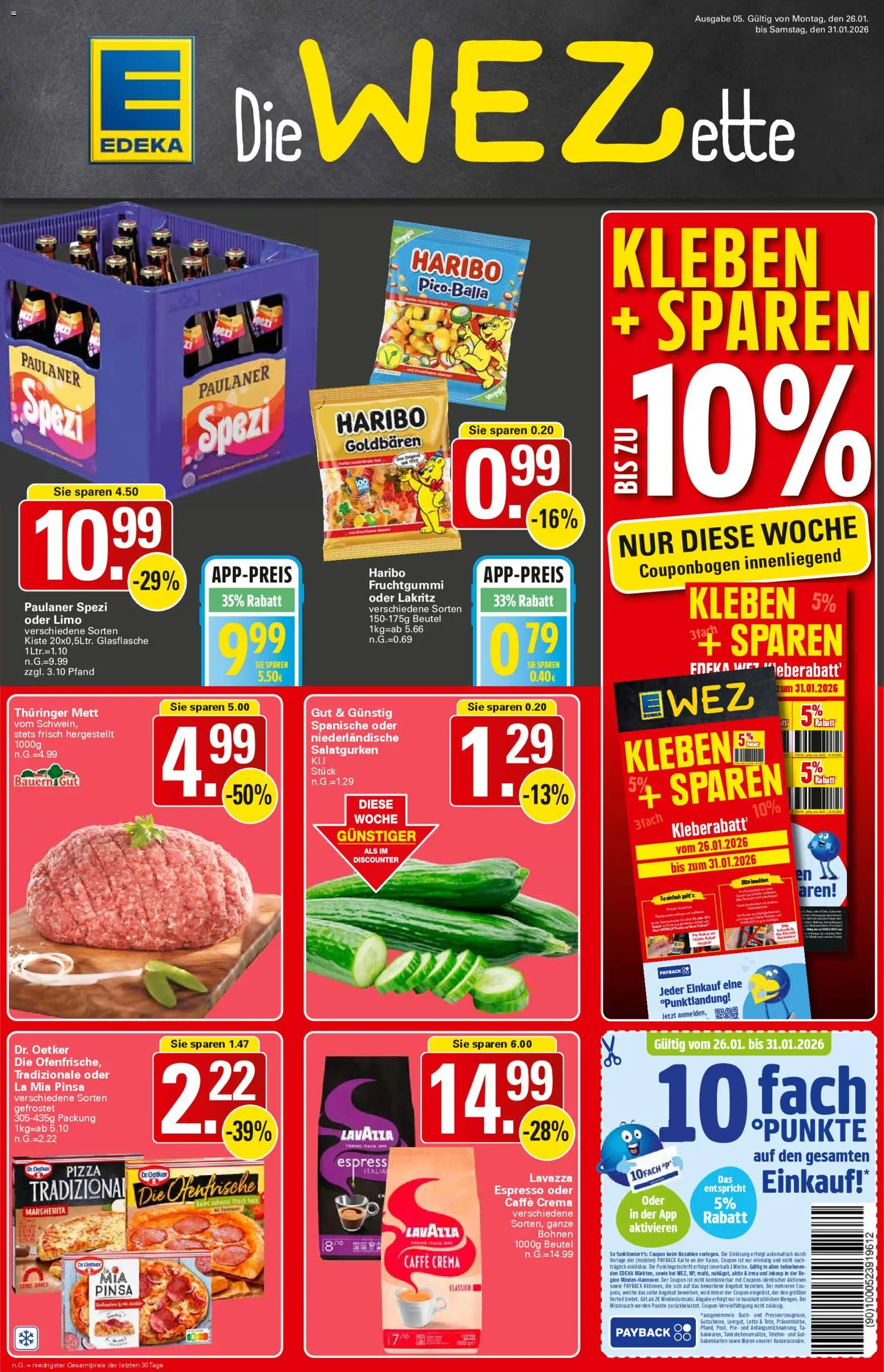 Vorschau von dem Prospekt des Geschäftes WEZ, gültig ab dem 26.01.2026