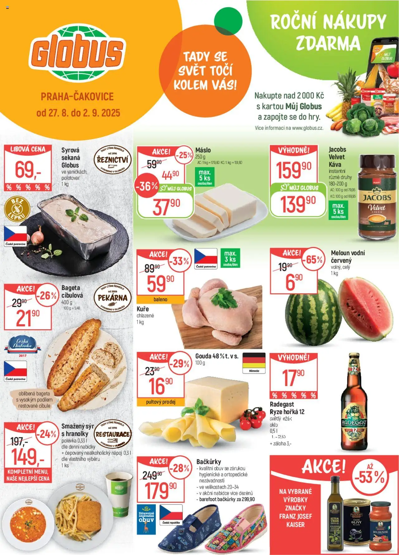  Globus leták od 27.08.2025 >> Akční nabídka "Leták"