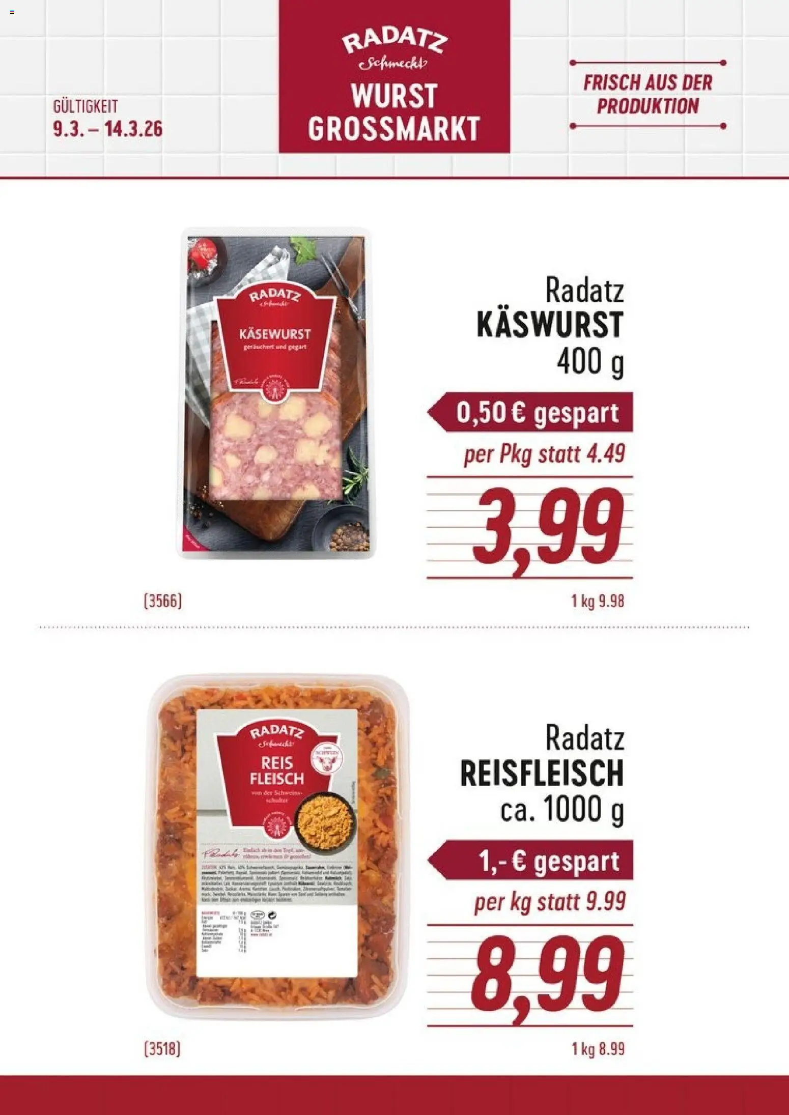 Vorschau der Angebote: Radatz Radatz Flugblatt gültig ab 09.03.2026