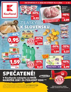 Náhľad Kaufland letáku platného od 09.04.2026