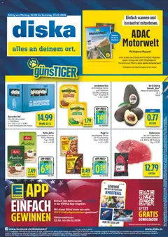 Vorschau von dem Prospekt des Geschäftes Diska, gültig ab dem 02.02.2026