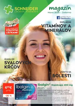Náhľad Schneider lekáreň letáku platného od 02.03.2026