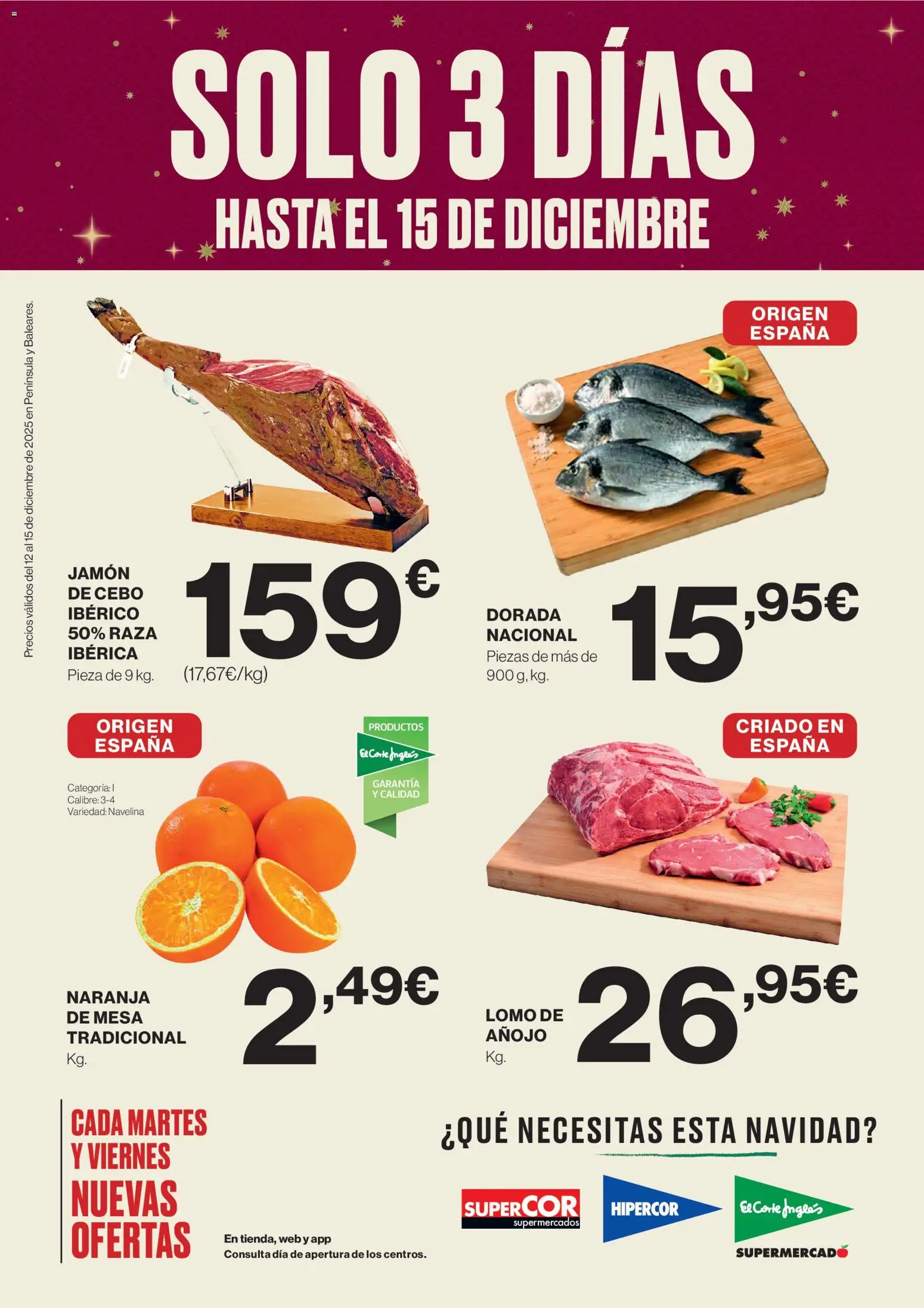 Vista previa del folleto de la tienda El Corte Inglés válido desde el 12/12/2025 