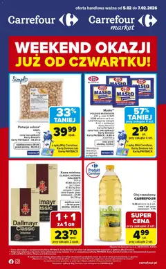 Pogląd gazetki "Weekend okazji" ze sklepu Carrefour ważnej od 05.02.2026