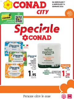 Anteprima dell'opuscolo Volantino City Piemonte dal negozio Conad valido da 07/01/2026