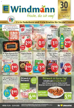 Vorschau von dem Prospekt des Geschäftes Edeka, gültig ab dem 14.09.2025