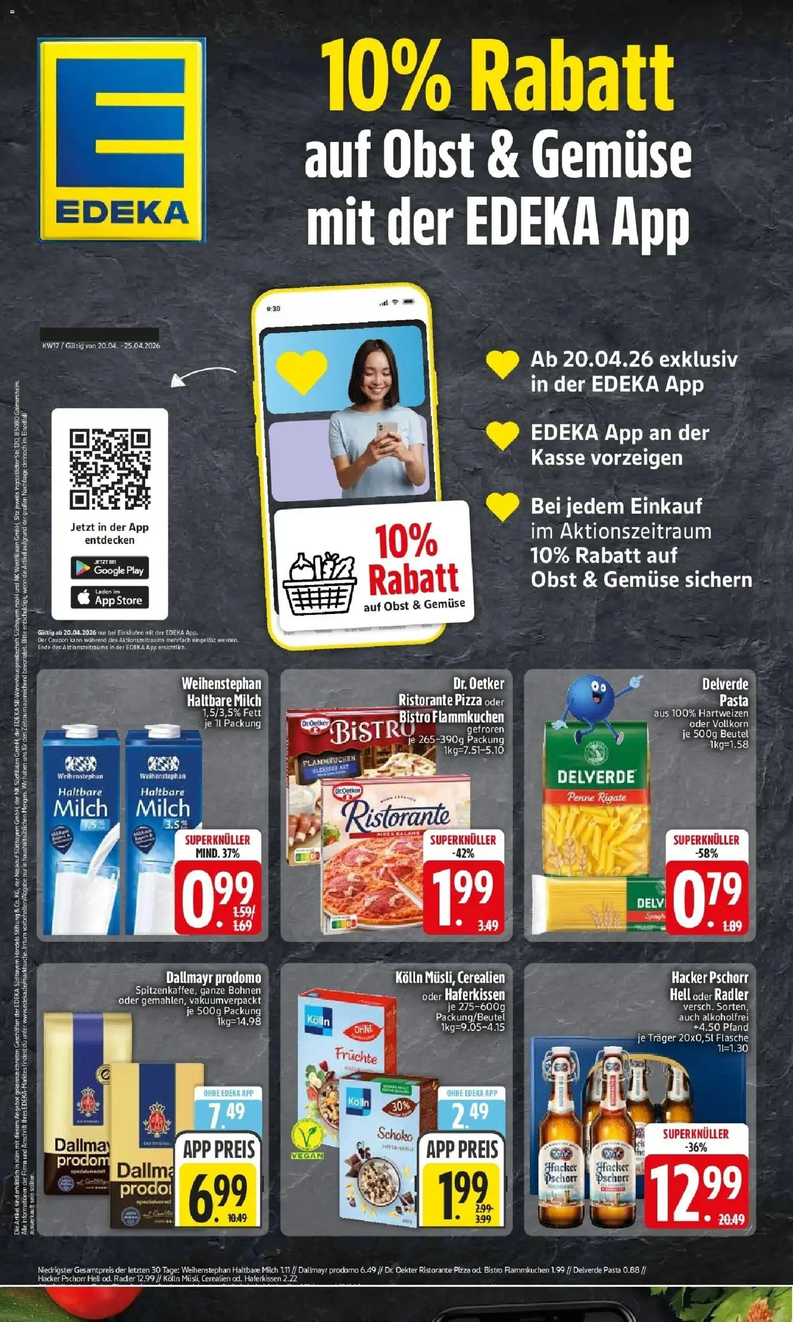 Vorschau von dem Prospekt des Geschäftes Edeka, gültig ab dem 20.04.2026