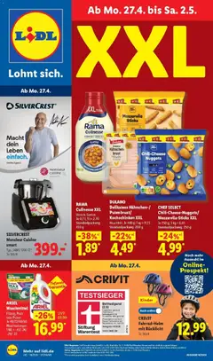 Vorschau von dem Prospekt des Geschäftes Lidl, gültig ab dem 27.04.2026