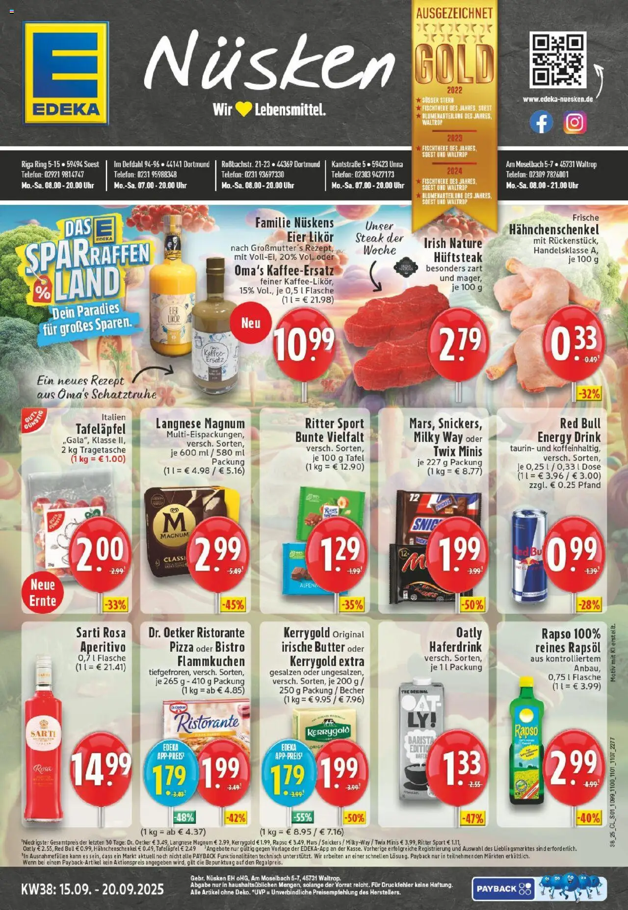 EDEKA Prospekt ab 14.09.2025 - Prospekt Dortmund - Huckarde Online