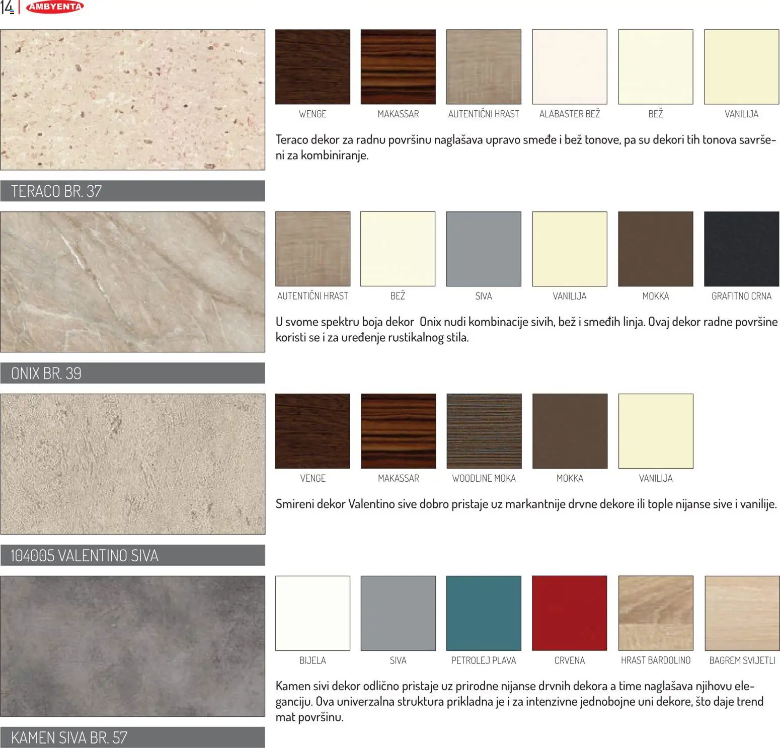 Pregled letka Katalog Preporučeni dekori trgovine AMBYENTA vrijedi od 2025.10.01