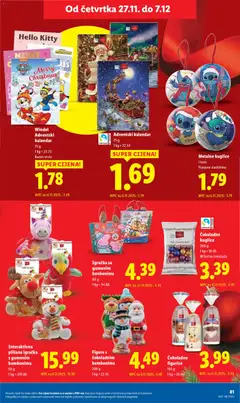 Pregled letka Katalog trgovine Lidl vrijedi od 24.11.2025 | Stranica: 81
