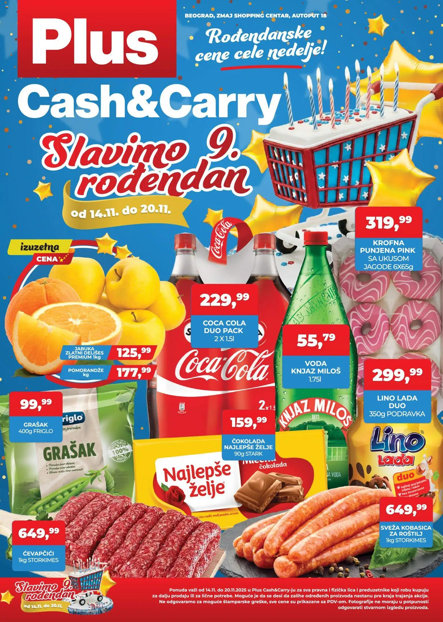 Pregled Plus Cash & Carry kataloga - važi od 14.11.2025