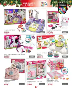 Anteprima dell'opuscolo Volantino Natale dal negozio Toys Center valido da 17/10/2025 | Pagina: 189