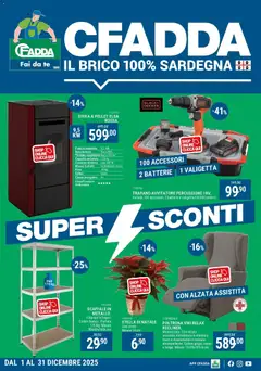 Anteprima dell'opuscolo Super Sconti di Dicembre dal negozio CFadda valido da 30/11/2025