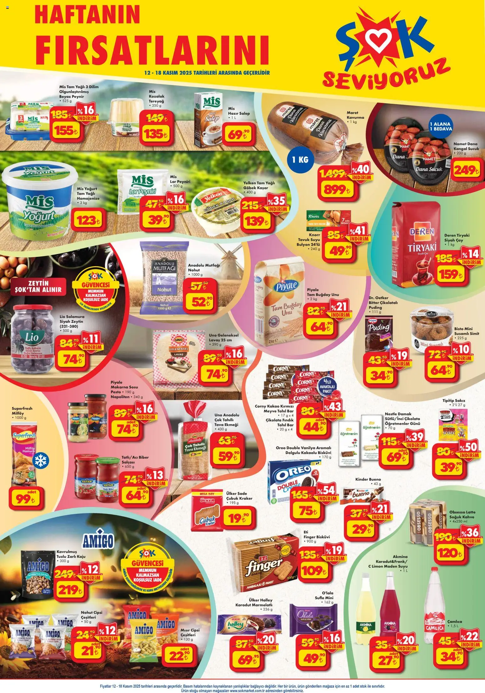 Şok Market Katalog 12.11.2025 - Broşürünün önizlemesi