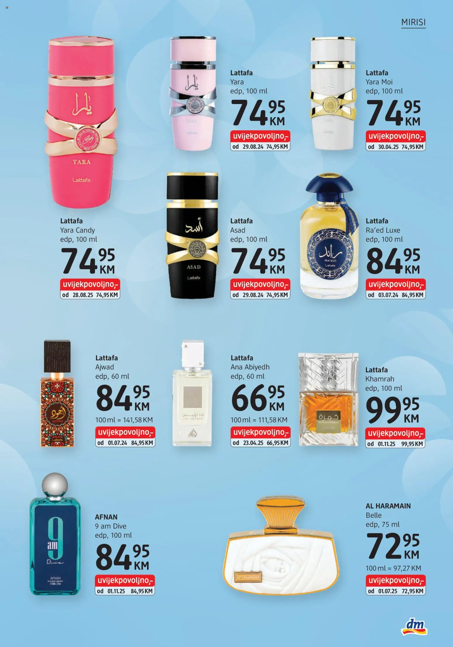 Pregled letka Katalog trgovine DM Drogerie vrijedi od 2025.12.01