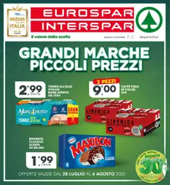 Anteprima dell'opuscolo Attuale volantino dal negozio Interspar valido da 28/07/2025