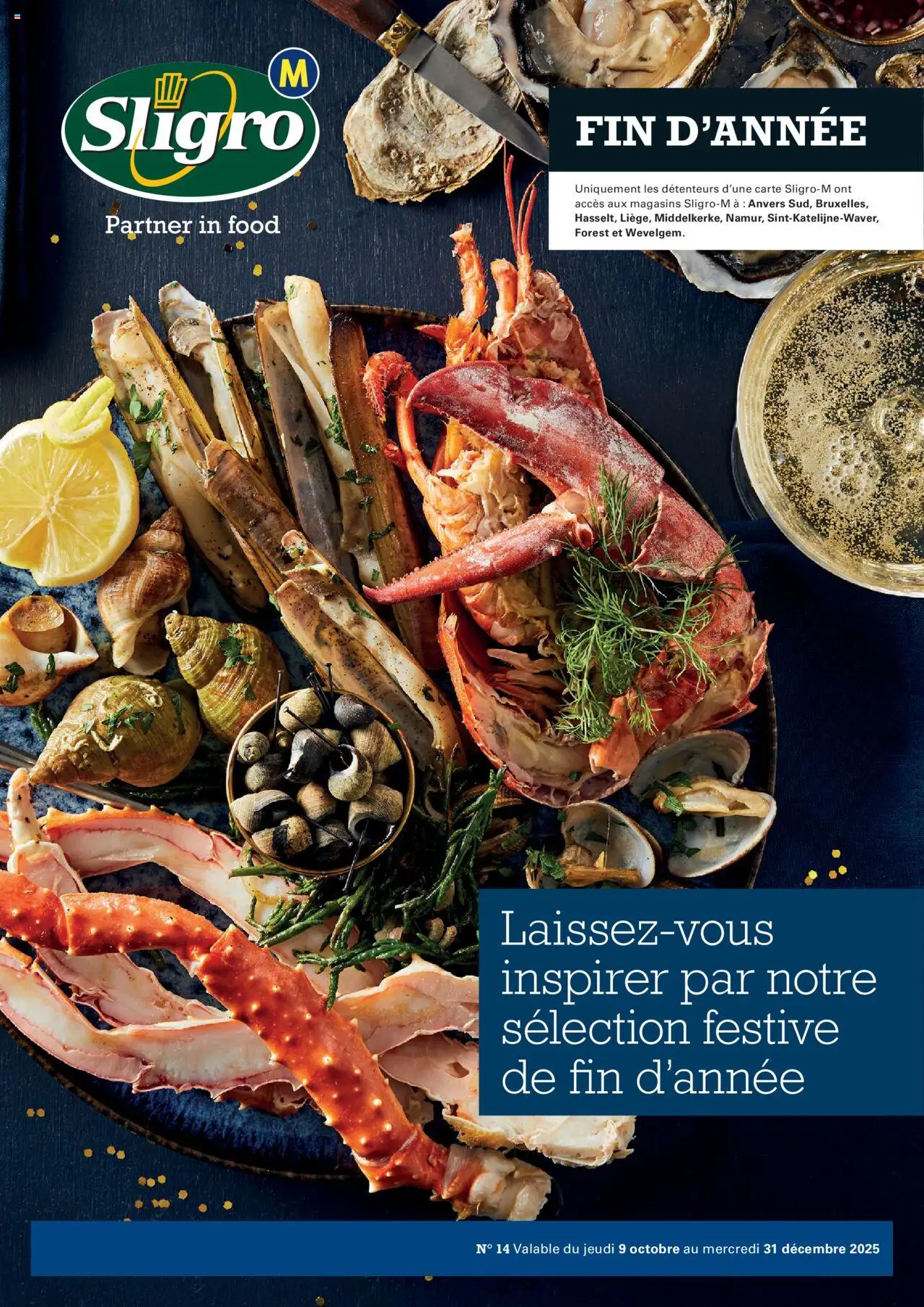 Sligro shop Magazine geldig vanaf 09/10/2025 - Paginanummer 1