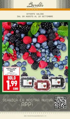 Anteprima dell'opuscolo Attuale volantino dal negozio Borello Supermercati valido da 28/08/2025