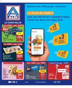 Prévisualisation de Aldi Folder de la semaine 11 du magasin Aldi formulaire valide 09/03/2026
