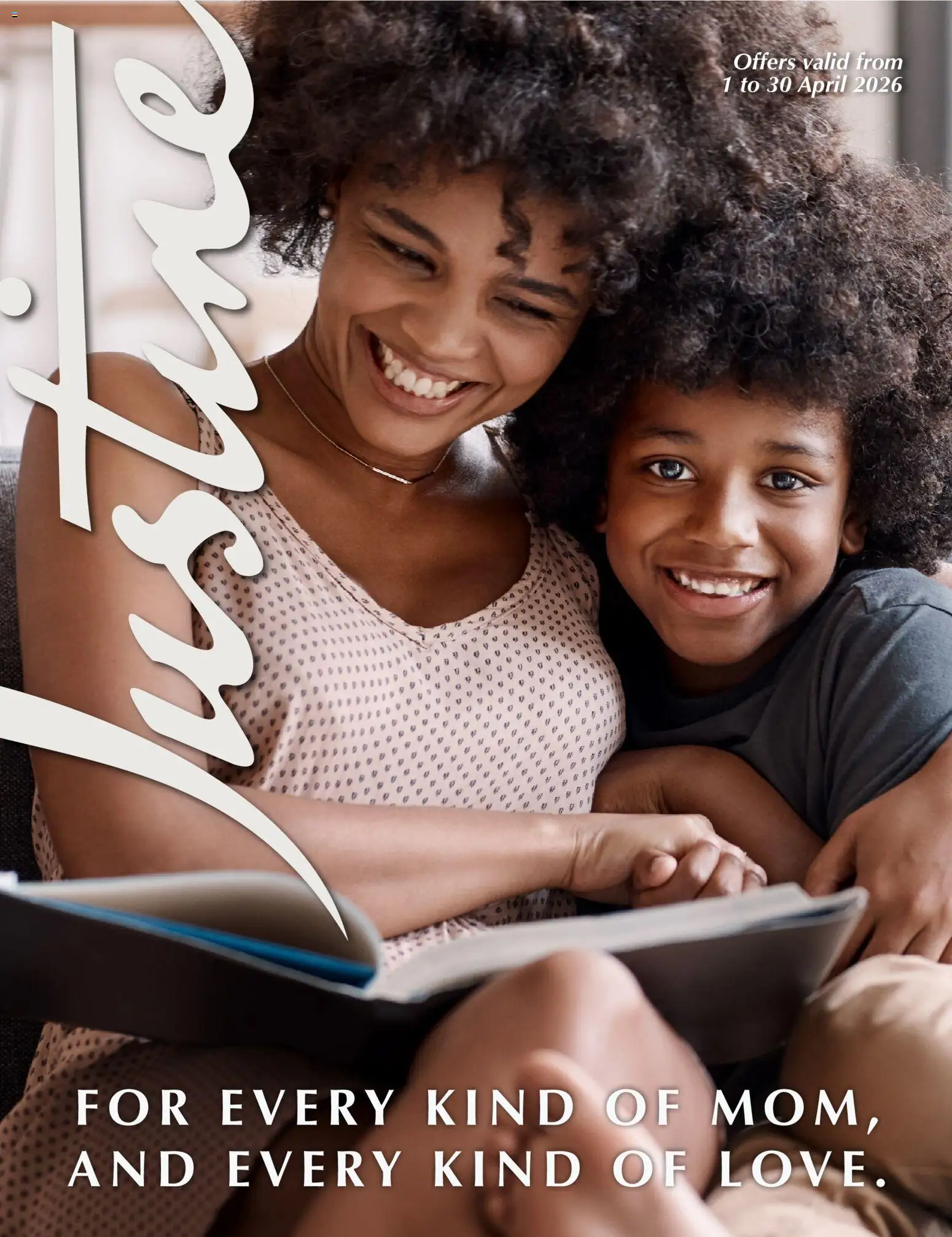 Preview of Justine flyer valid from 01/04/2026