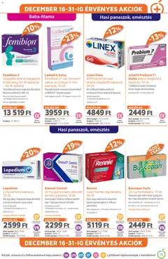 Alma Gyógyszertárak - Akciós újság Alma Gyógyszertárak megtekintése, amely érvényes 2025.12.01.-től | Oldal: 15
