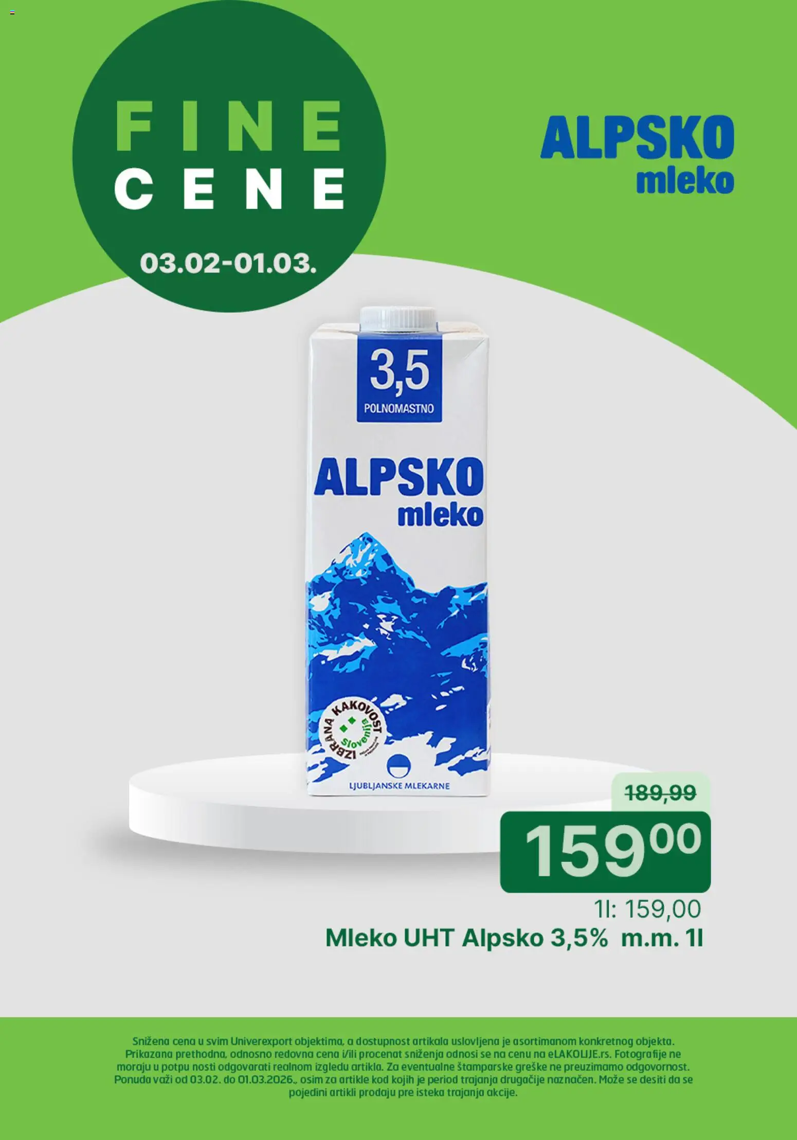 Pregled Univerexport kataloga - važi od 03.02.2026