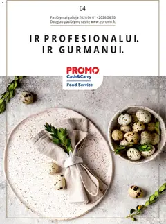 ePromo parduotuvės leidinio ePromo leidinys - Food service galiojančio nuo 2026.04.01 peržiūra