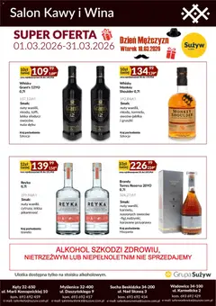 Pogląd gazetki "Sużyw gazetka - Salon kawy i wina" ze sklepu Sużyw ważnej od 01.03.2026