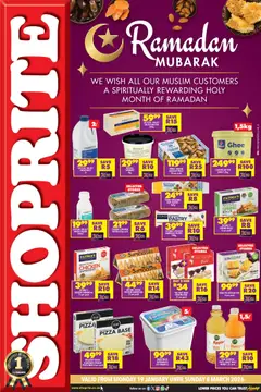 Preview of Shoprite flyer valid from 19/01/2026