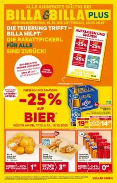 Vorschau der Angebote: Billa Burgenland gültig ab 16.10.2025