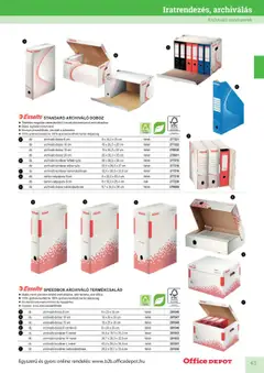 Office Depot - Akciós újság Office Depot megtekintése, amely érvényes 2025.04.10.-től | Oldal: 43