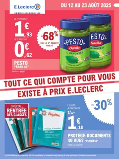 Prévisualisation de Catalogue de la semaine 34 du magasin E.Leclerc formulaire valide 12/08/2025