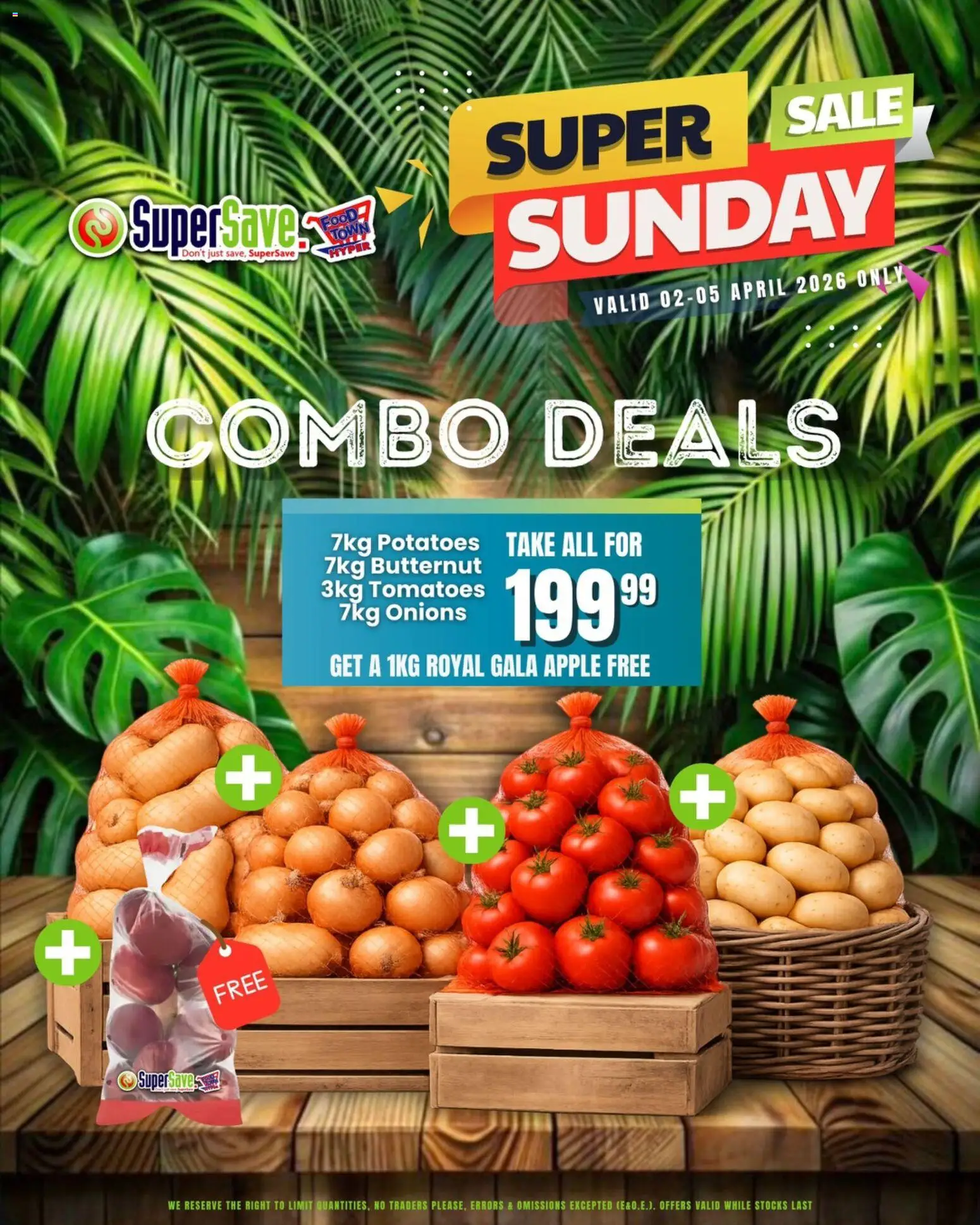 Preview of Super Save flyer valid from 02/04/2026 - Potatoes, Tomatoes, Onions