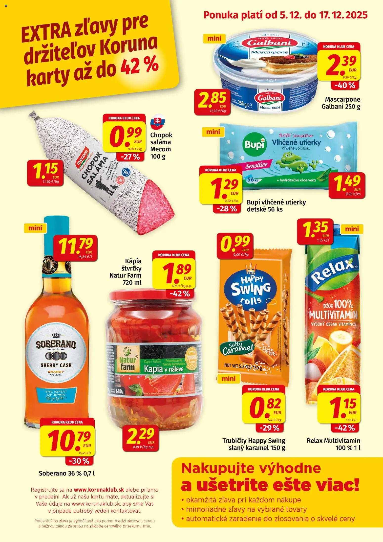 Náhľad Koruna letáku platného od 05.12.2025
