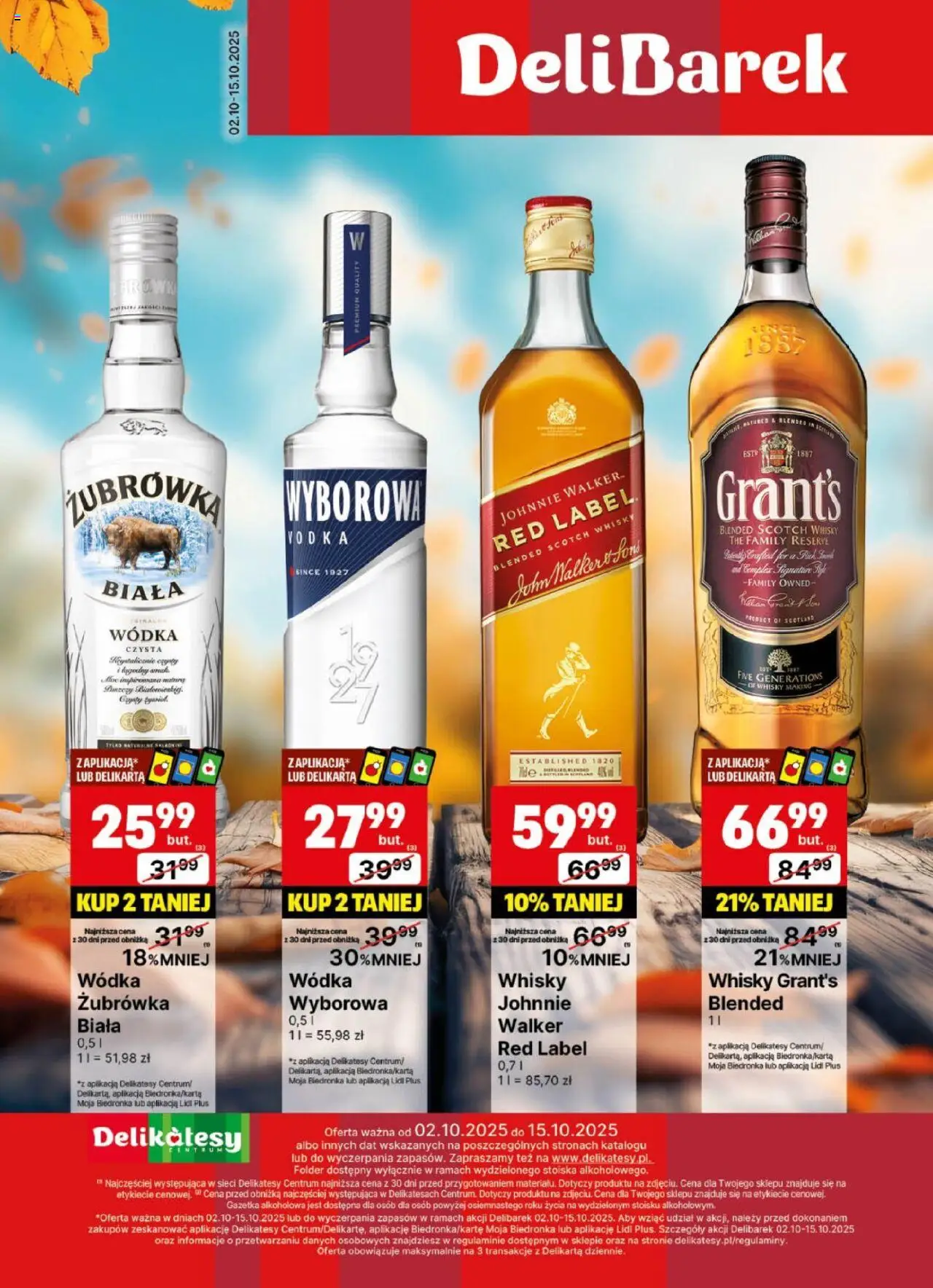 Delikatesy Centrum gazetka 02.10.2025 - Nowa gazetka promocyjna - Numer strony 1