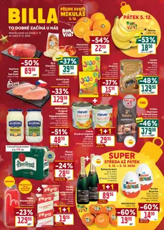 Náhled nabídky: Billa Velký leták platný od 03.12.2025