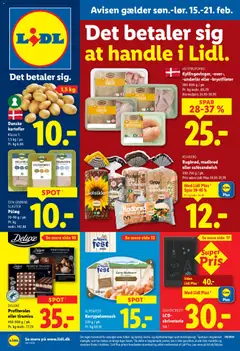 Eksempel på tilbudsavis Tilbudsavis fra butik Lidl gyldig fra 15/02/2026