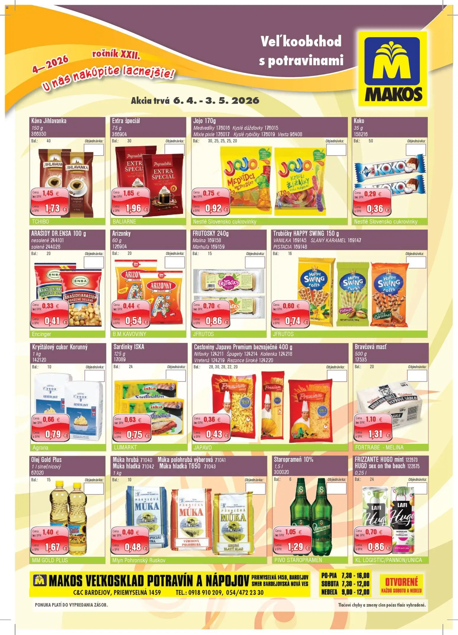 Náhľad Makos letáku platného od 06.04.2026
