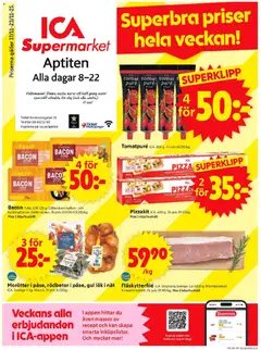 Förhandsgranska reklamblad Aktuella reklamblad ICA Supermarket från butik ICA Supermarket gäller från 17/11/2025