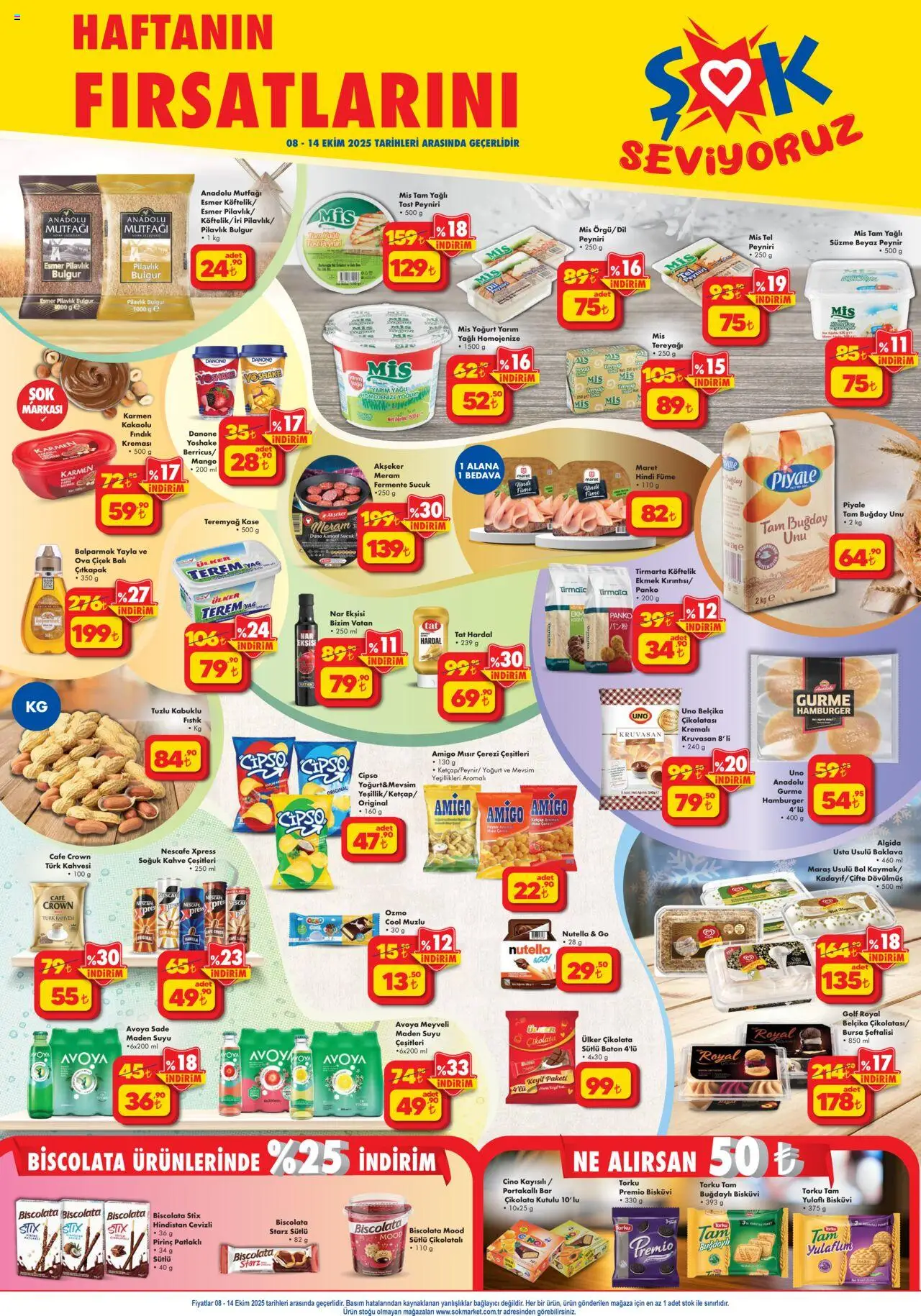 Şok Market katalog 08 Ekim 2025 - Aktüel ürünler - Sayfa numarası 1