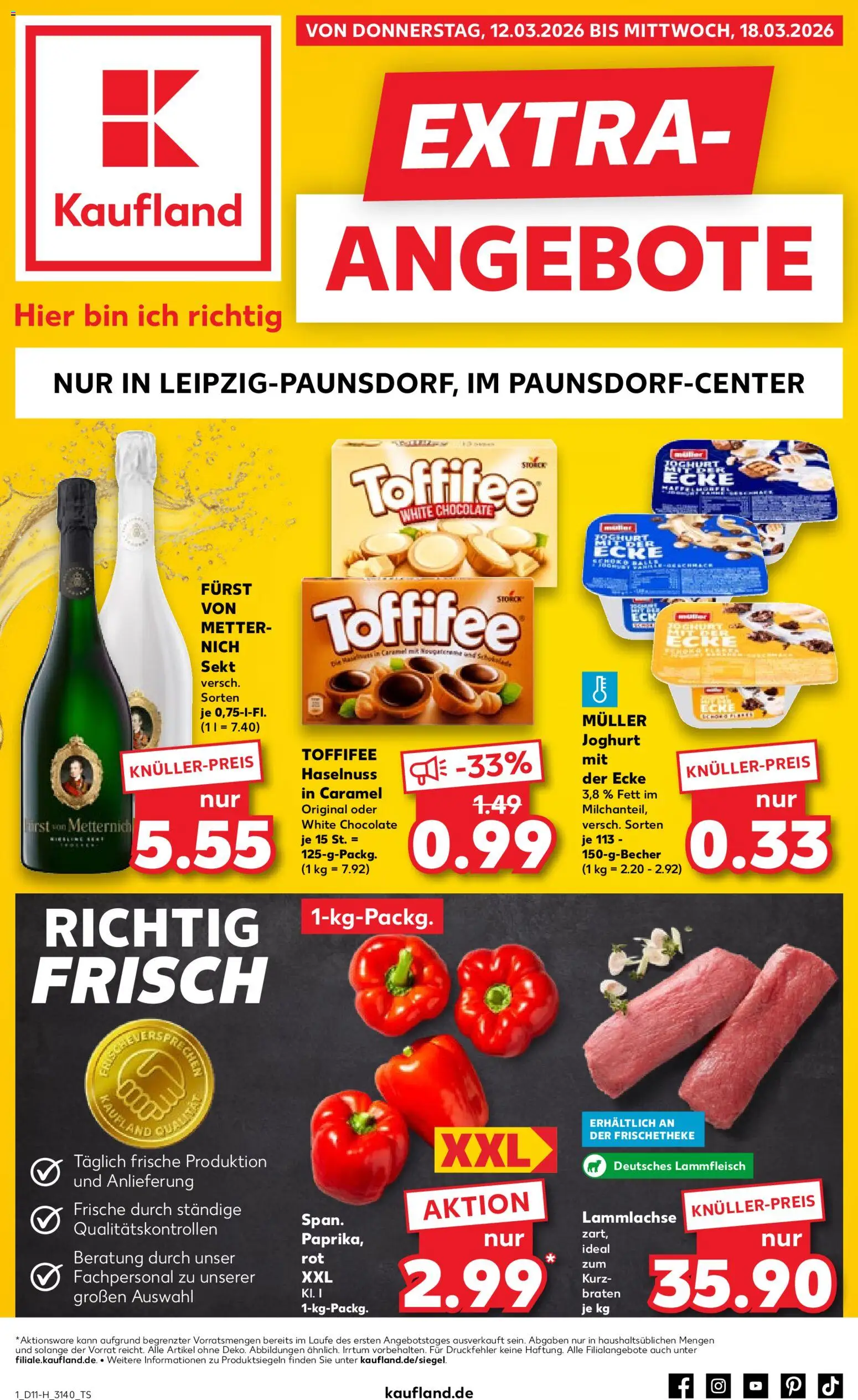 Vorschau von dem Prospekt des Geschäftes Kaufland, gültig ab dem 12.03.2026