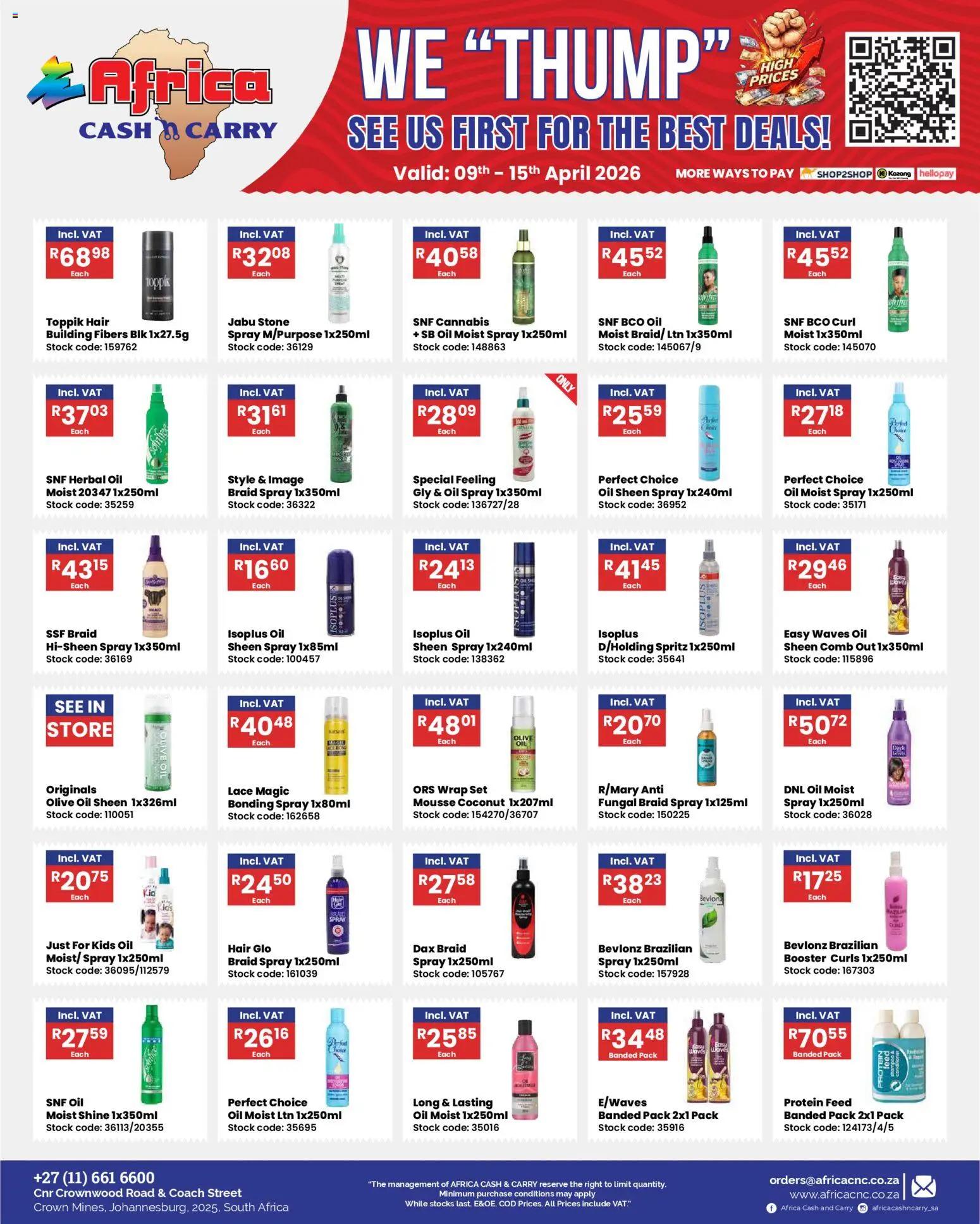 Preview of Africa Cash & Carry flyer valid from 09/04/2026