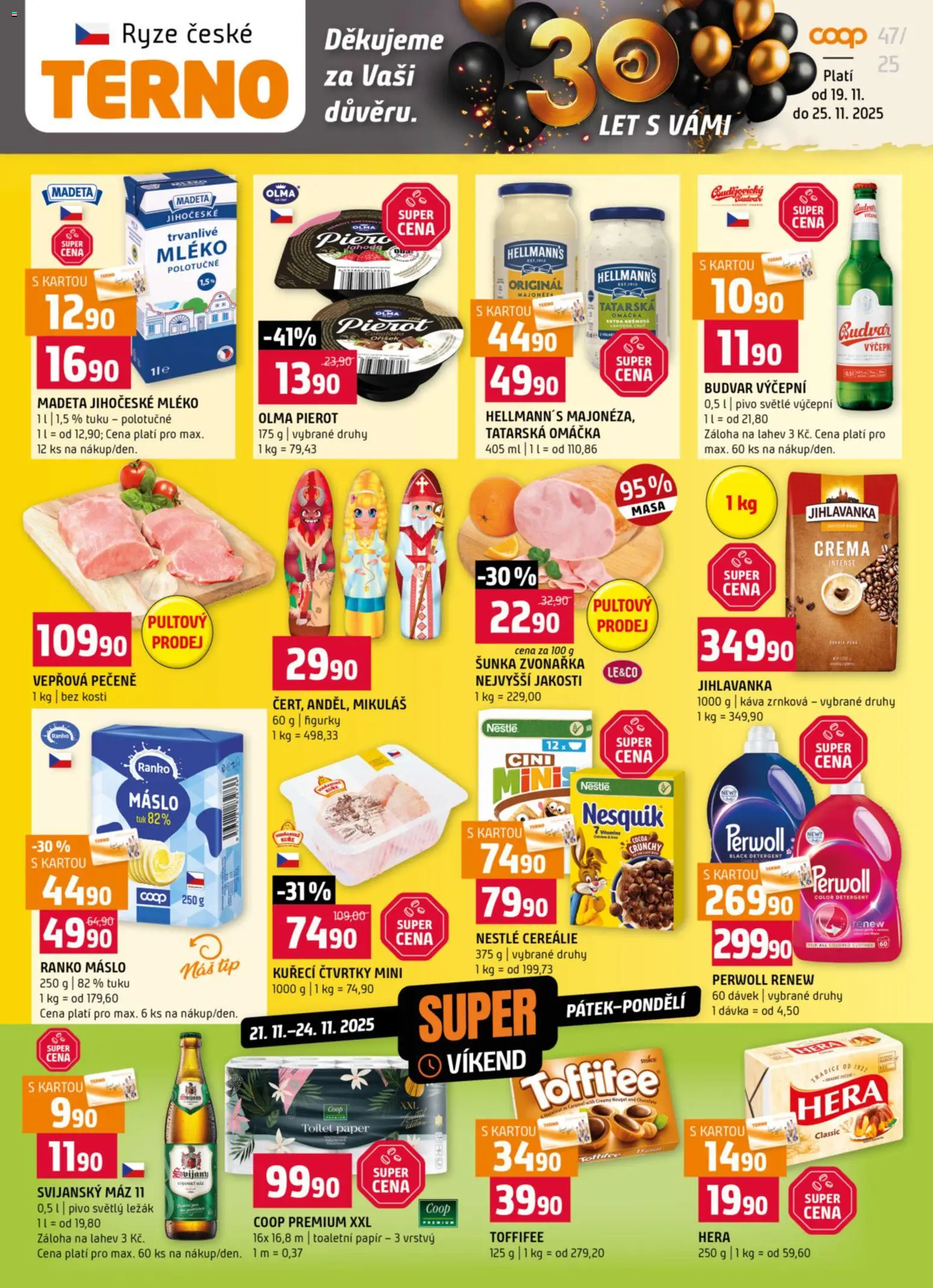Náhled nabídky: Terno Leták platný od 19.11.2025