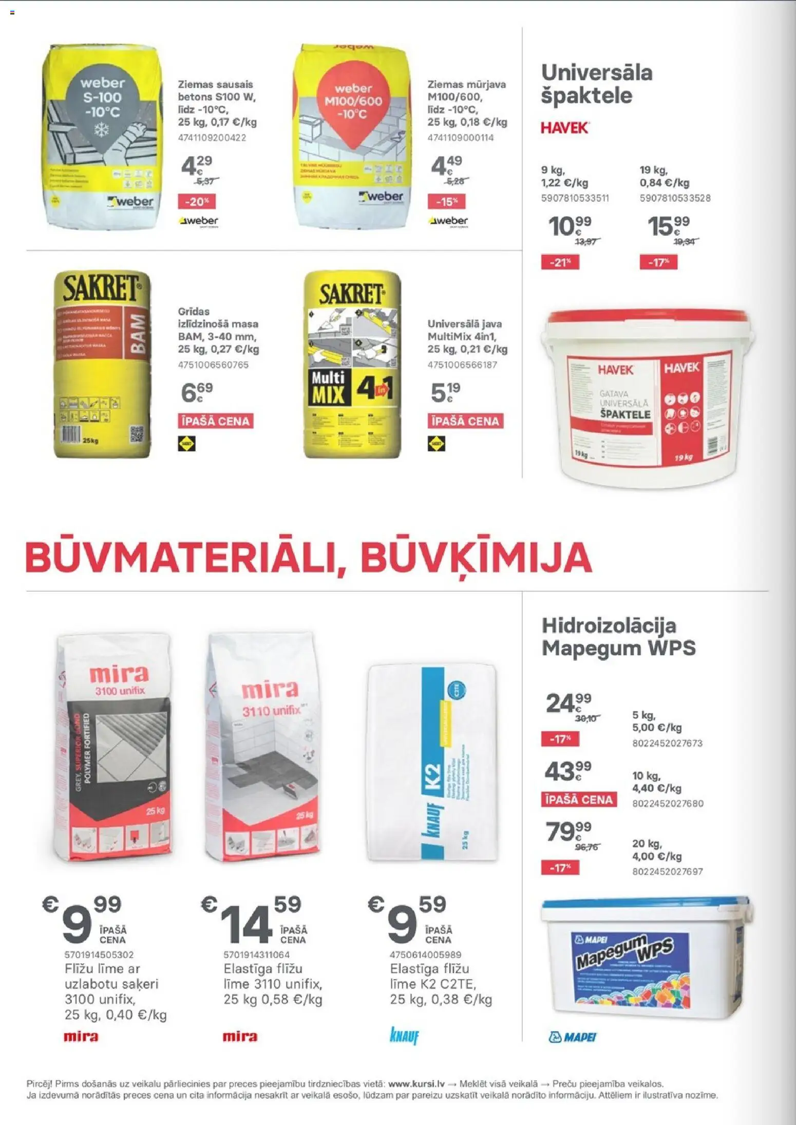 Skatīt Kurši akciju bukletu, derīgs no 2026.01.01