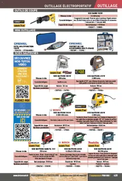 Prévisualisation de Catalogue du magasin Brico Cash formulaire valide 04/04/2025 | Page: 425