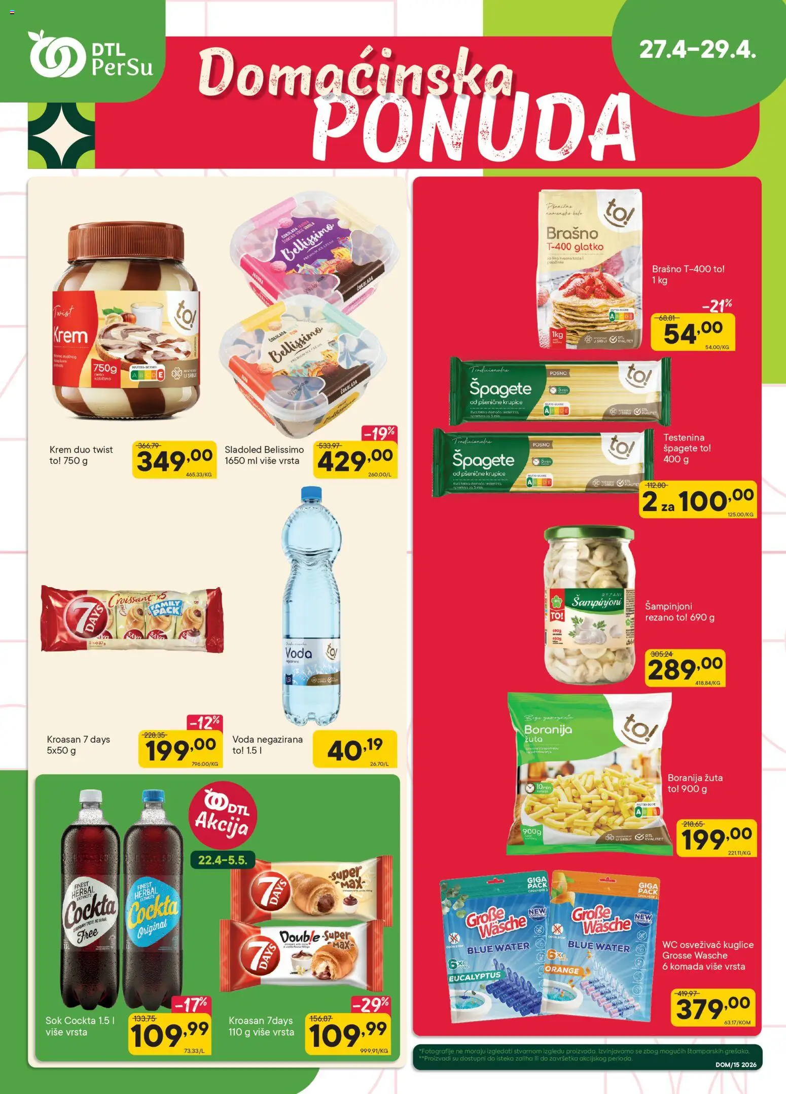 Pregled PerSu kataloga - važi od 27.04.2026