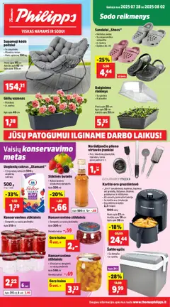 Thomas Philipps parduotuvės leidinio Leidinys galiojančio nuo 2025.07.28 peržiūra